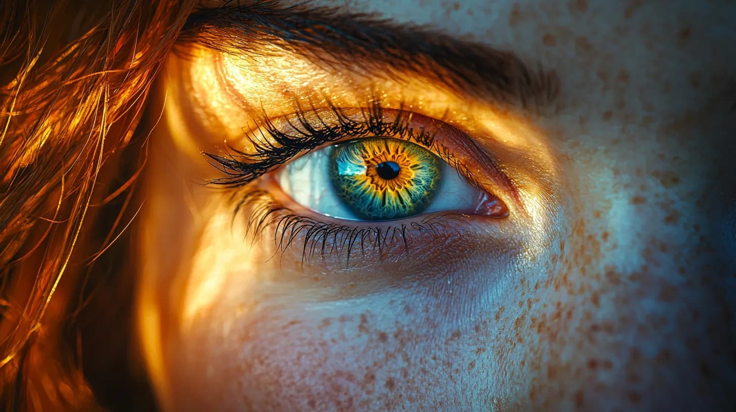 Generative AI visual - artistic eye representing AI-powered creative vision