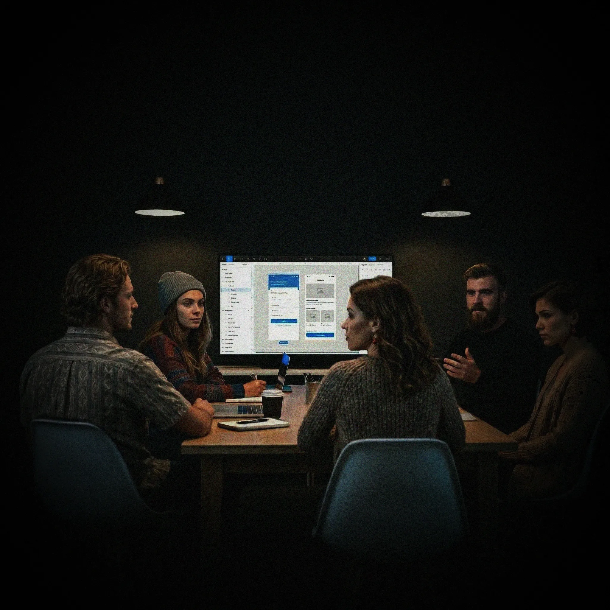 Tapilla agency team discussing digital strategy and e-commerce solutions